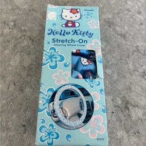 Hello Kitty Blue Steering Wheel Cover